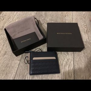 Bottega Veneta intrecciato nappa card case